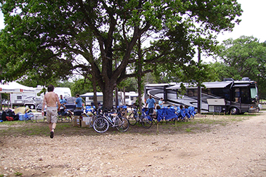 Giddings Texas bike Trails at South Forty RV Park